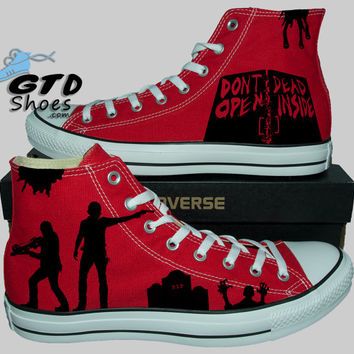 Detail The Walking Dead Shoes Converse Nomer 20