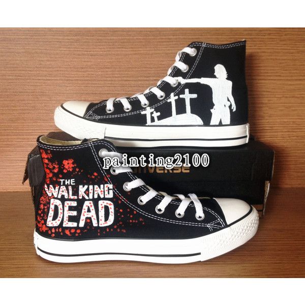 Detail The Walking Dead Shoes Converse Nomer 26