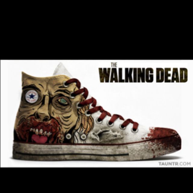 Detail The Walking Dead Shoes Converse Nomer 31