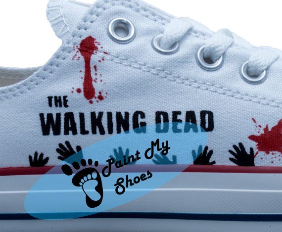 Detail The Walking Dead Shoes Converse Nomer 33