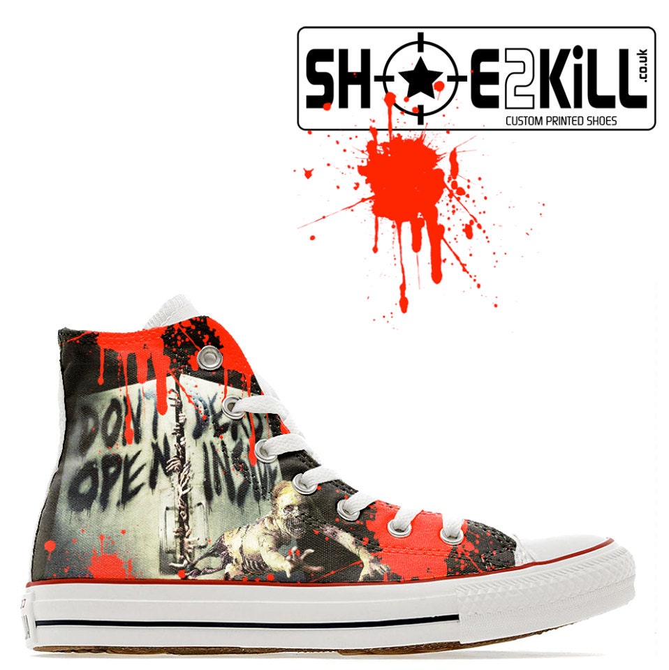 Detail The Walking Dead Shoes Converse Nomer 35