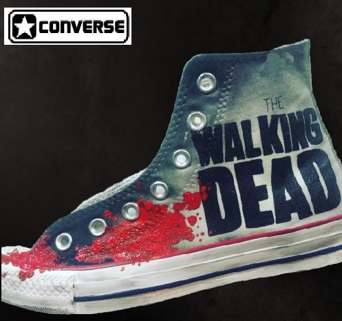 Detail The Walking Dead Shoes Converse Nomer 56