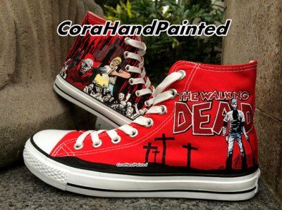 Detail The Walking Dead Shoes Converse Nomer 57