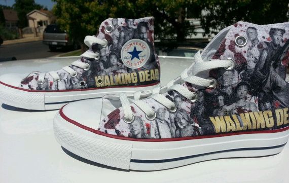 Detail The Walking Dead Shoes Converse Nomer 7