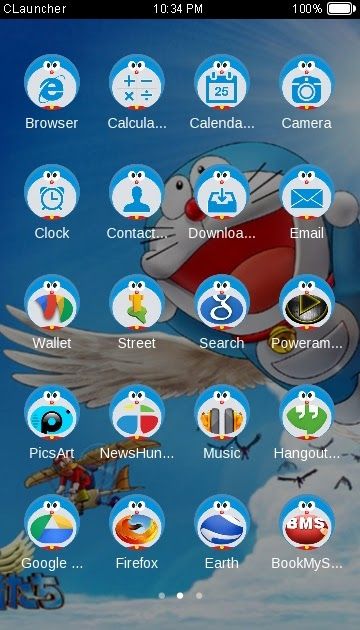 Detail Theme Android Doraemon Nomer 17