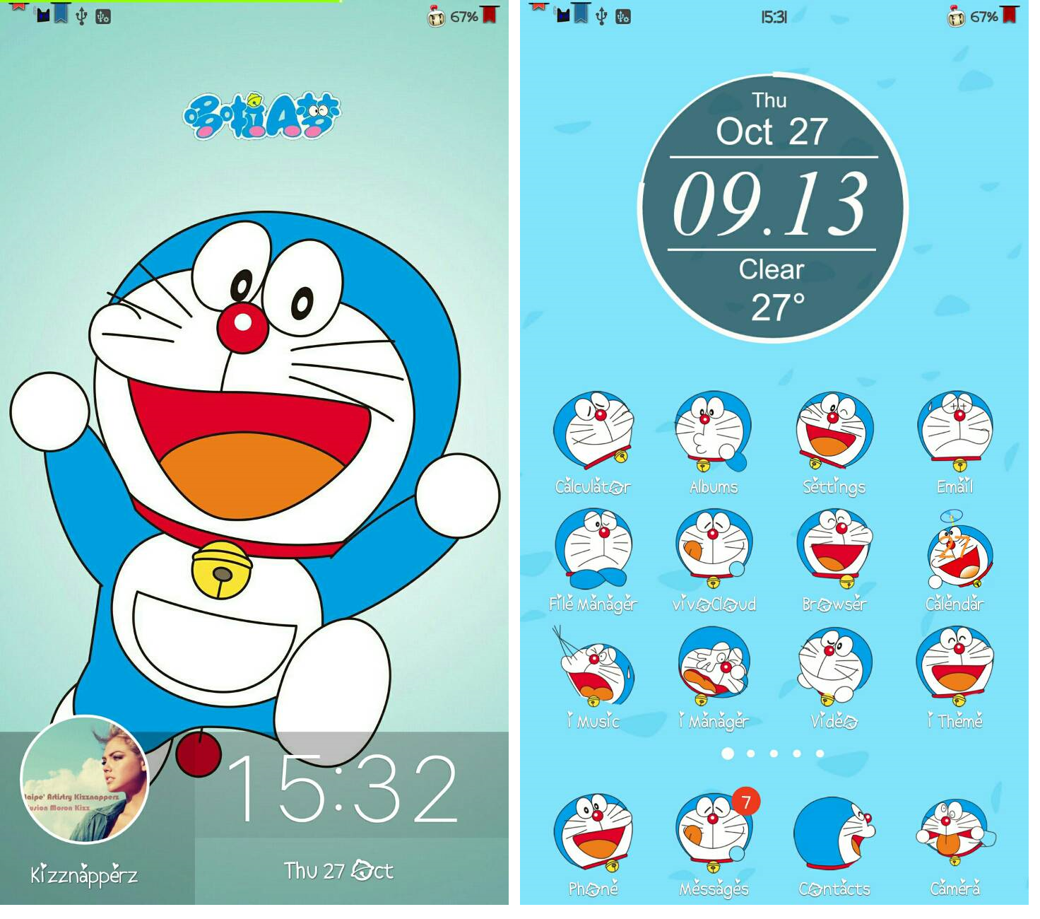 Detail Theme Android Doraemon Nomer 18
