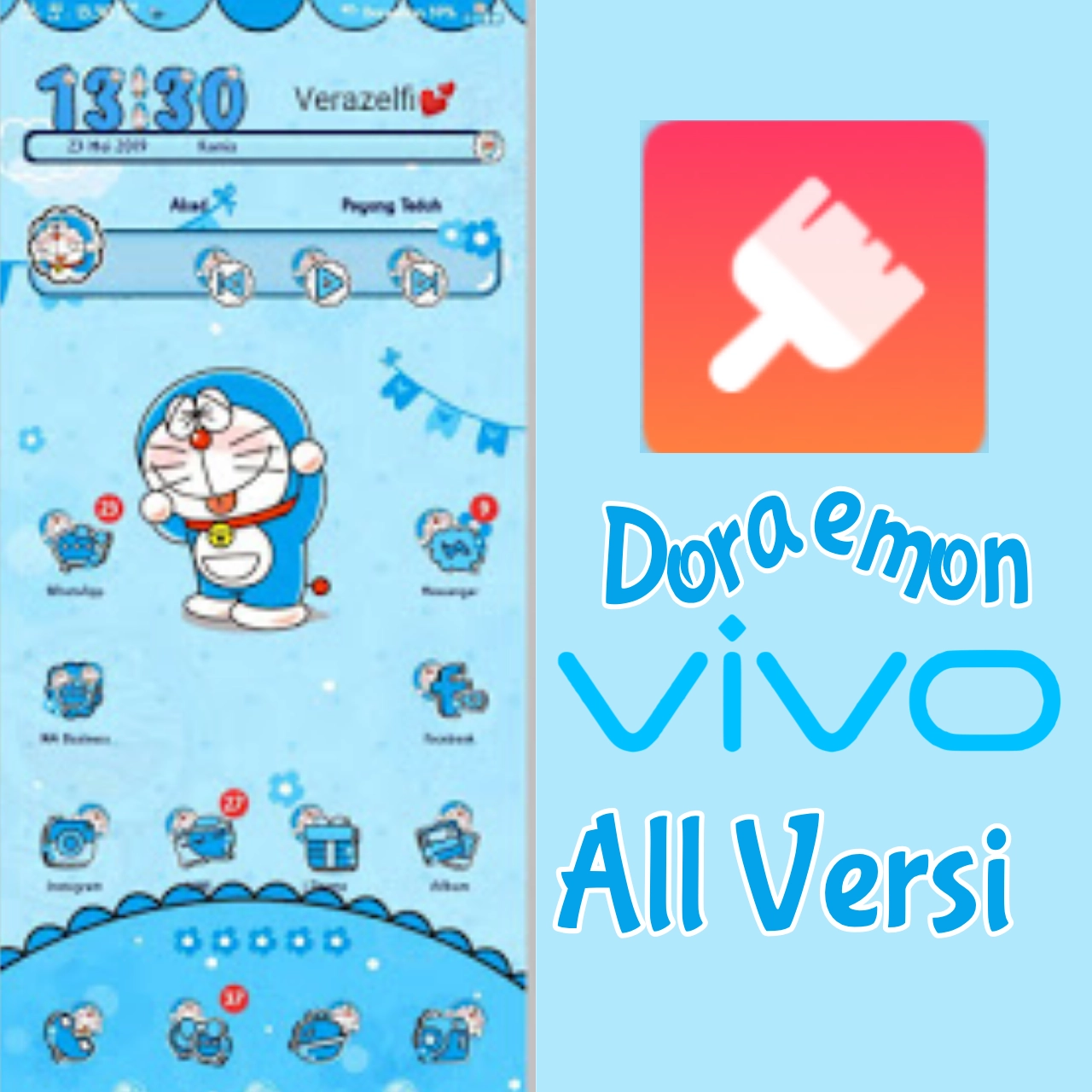 Detail Theme Android Doraemon Nomer 28