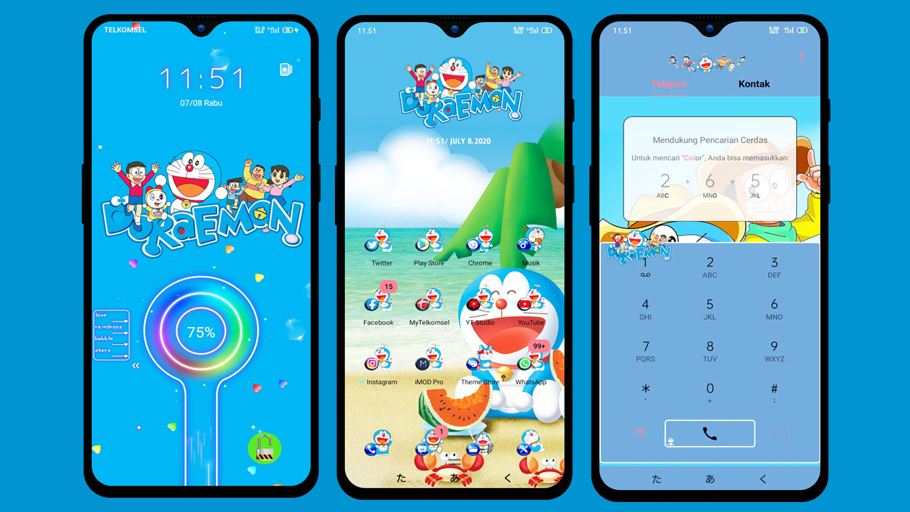 Detail Theme Android Doraemon Nomer 41