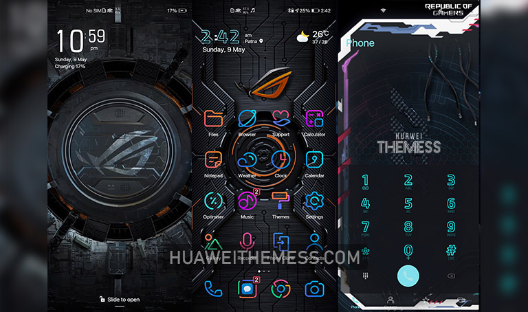 Detail Theme Asus Rog Nomer 34