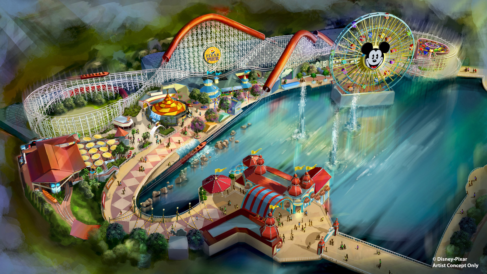 Detail Theme Park Roller Coaster Nomer 47
