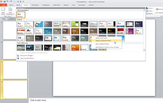 Detail Theme Powerpoint 2010 Keren Nomer 17