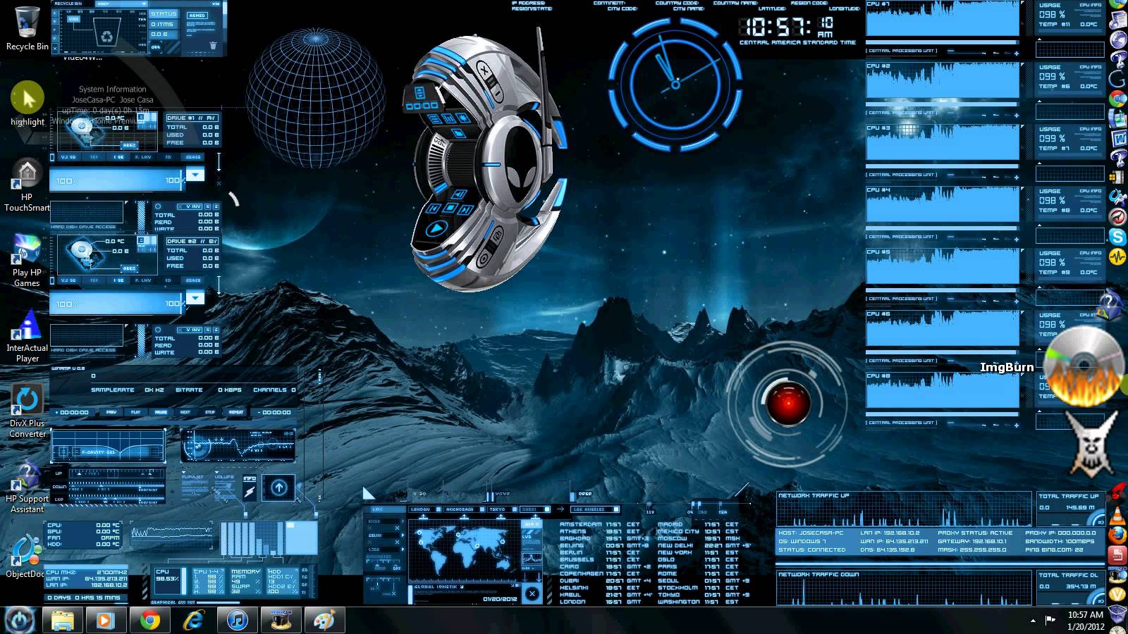 Theme Windows 7 3d - KibrisPDR