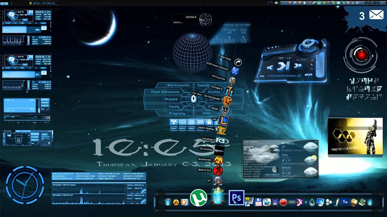 Detail Theme Windows 7 3d Nomer 12