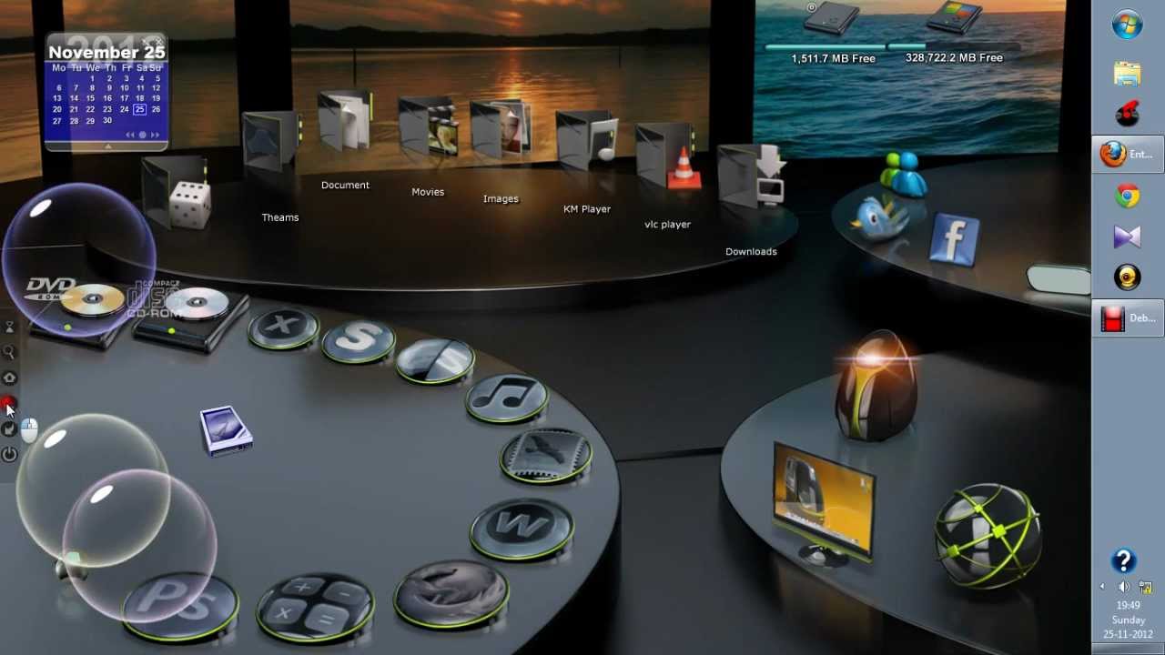 Detail Theme Windows 7 3d Nomer 5