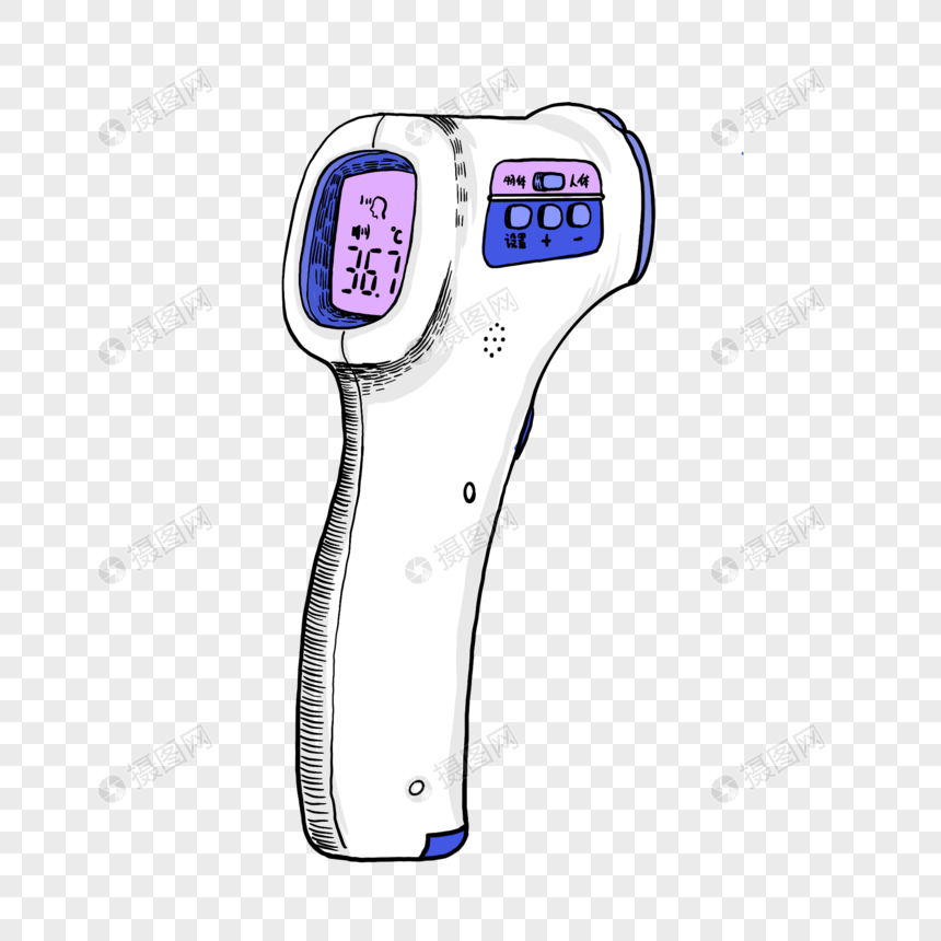 Thermo Gun Png - KibrisPDR