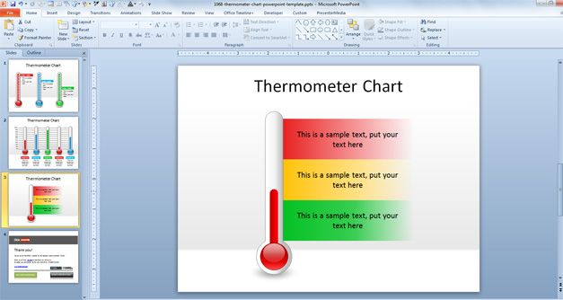 Detail Thermometer Powerpoint Nomer 32