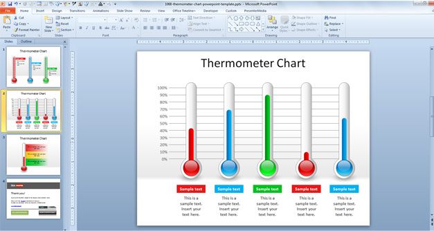 Detail Thermometer Powerpoint Nomer 36