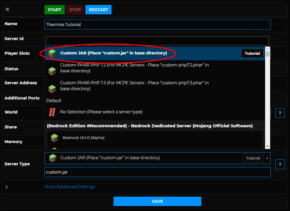Detail Thermos Server Minecraft Nomer 7