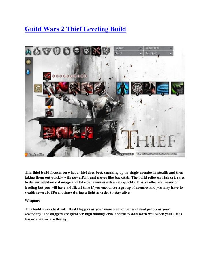 Detail Thief Leveling Guide Nomer 11