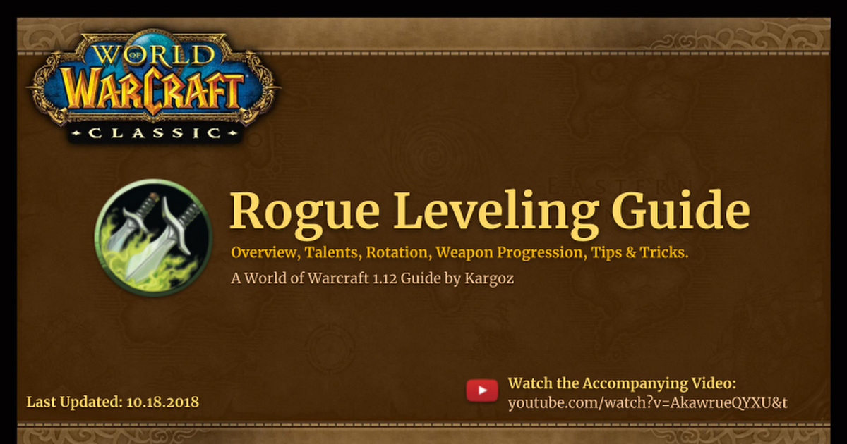 Detail Thief Leveling Guide Nomer 49