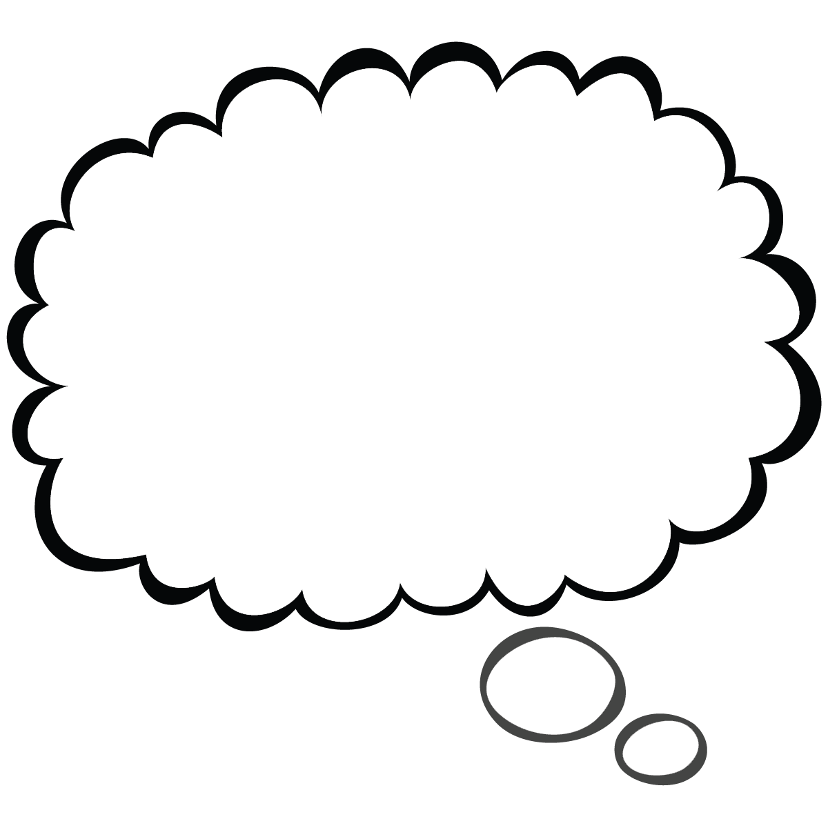 Thinking Bubble Png - KibrisPDR