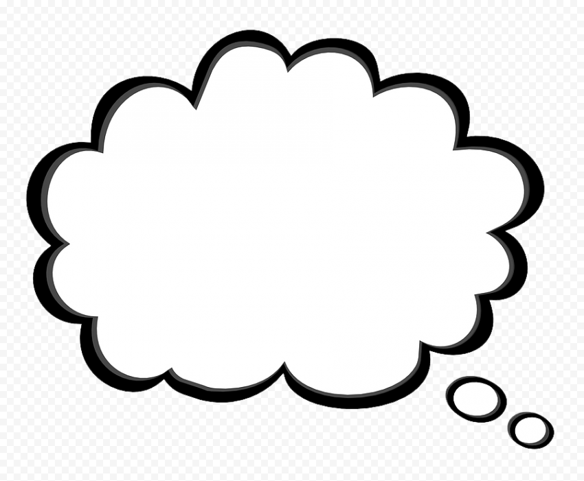 Detail Thinking Bubble Png Nomer 17