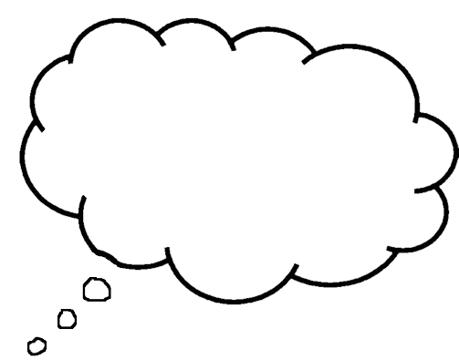 Detail Thinking Bubble Png Nomer 19