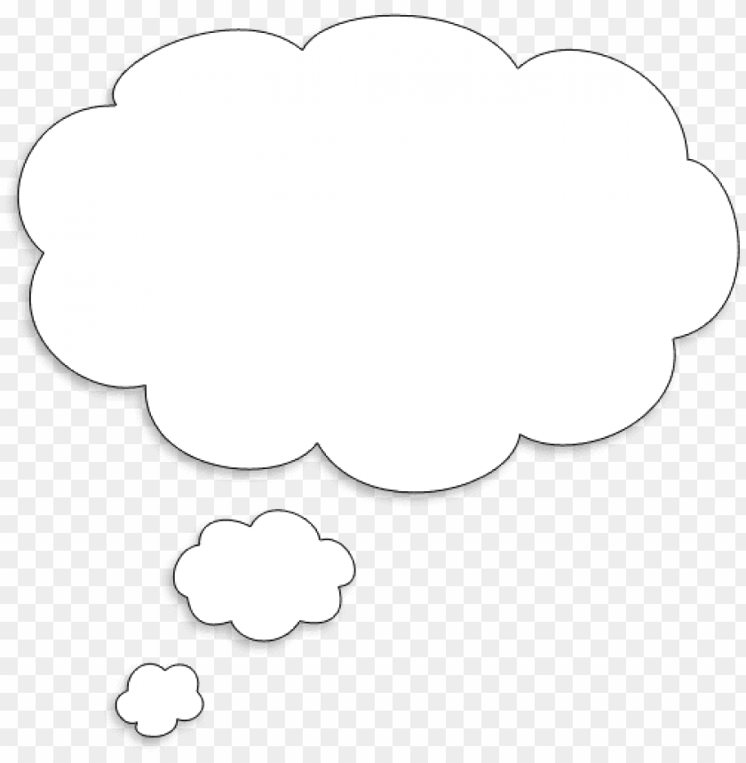 Detail Thinking Bubble Png Nomer 23