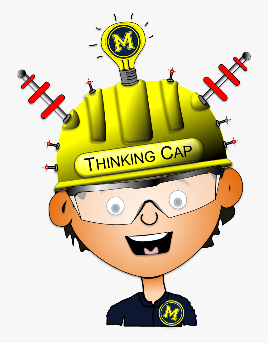 Detail Thinking Cap Clipart Nomer 2