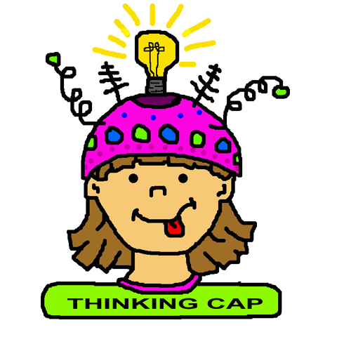 Detail Thinking Cap Clipart Nomer 10