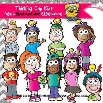 Detail Thinking Cap Clipart Nomer 22