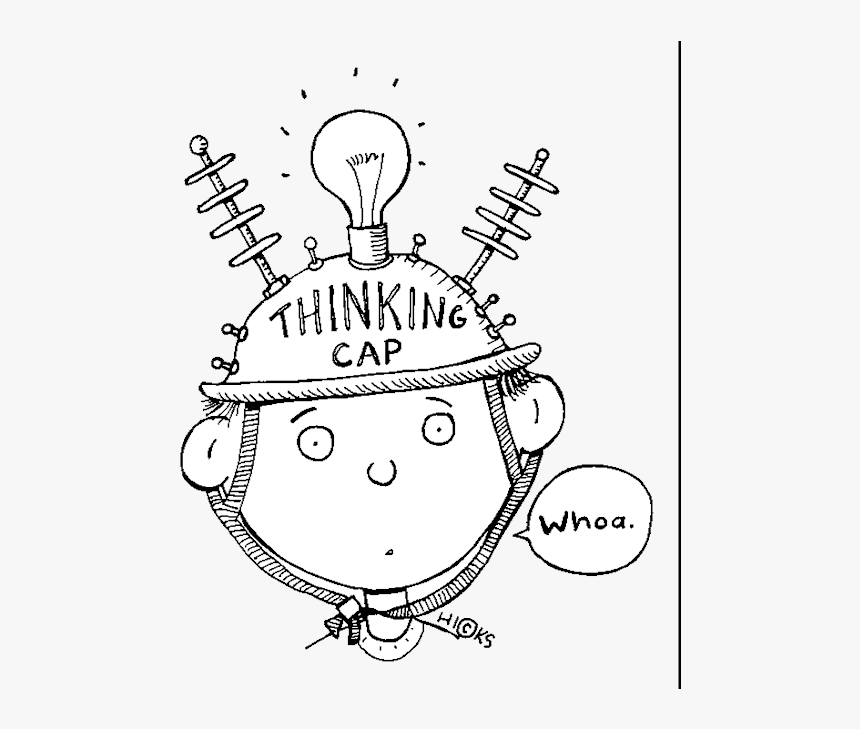 Detail Thinking Cap Clipart Nomer 5