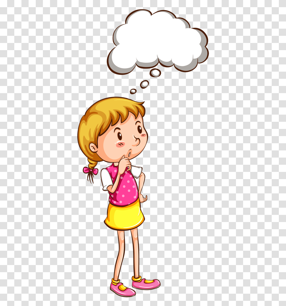 Detail Thinking Child Clipart Nomer 6