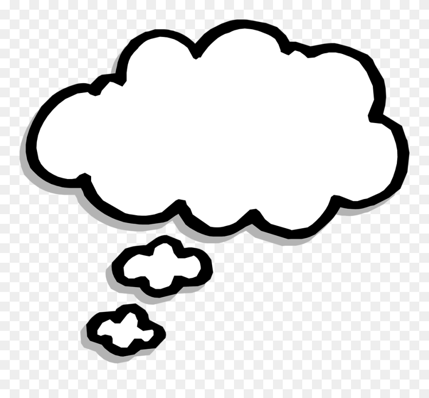 Detail Thinking Cloud Png Nomer 26