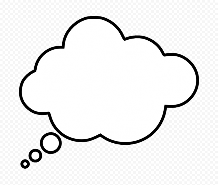 Detail Thinking Cloud Png Nomer 6