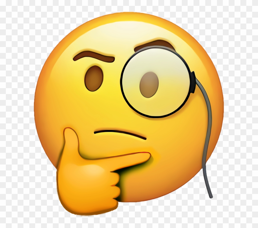 Detail Thinking Emoji Png Nomer 2