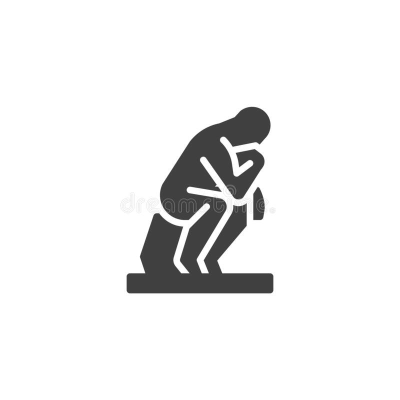 Detail Thinking Man Statue Clipart Nomer 18