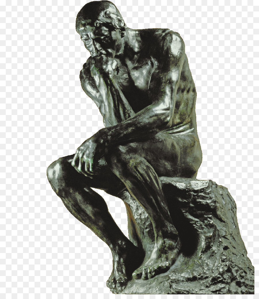 Detail Thinking Man Statue Clipart Nomer 38