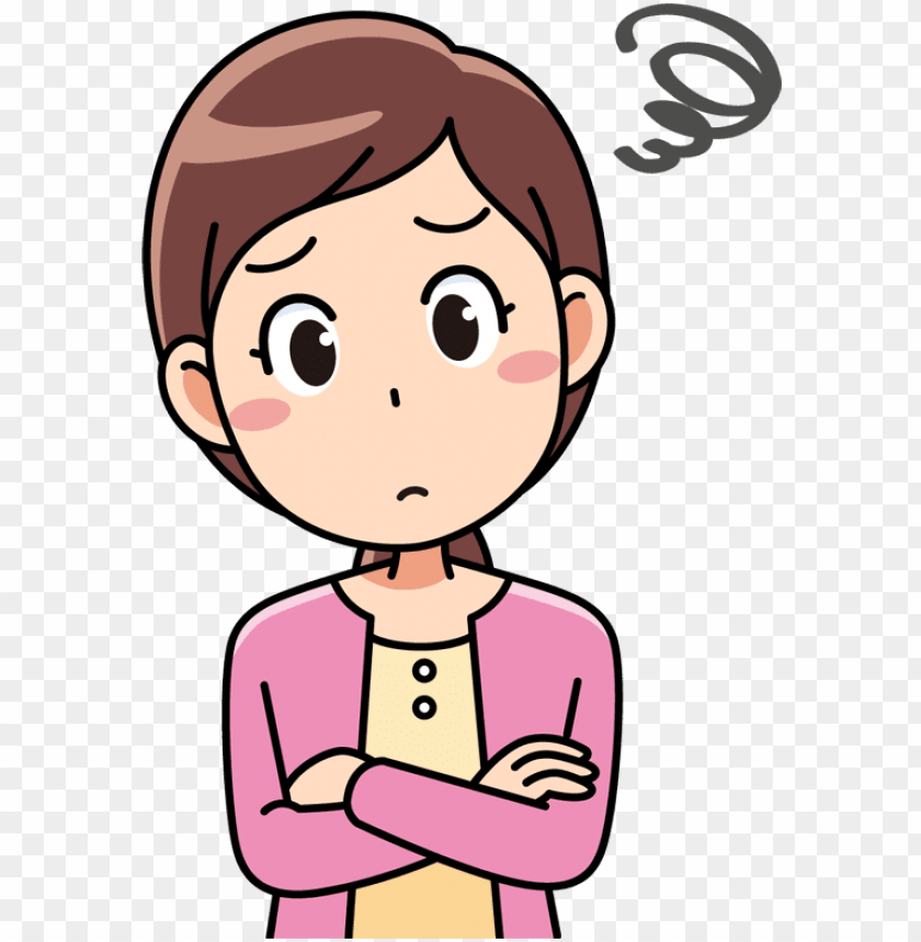 Detail Thinking Transparent Background Nomer 3
