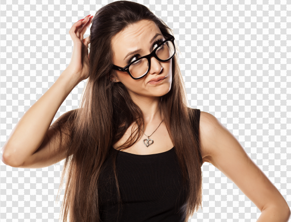 Download Thinking Woman Png Nomer 28