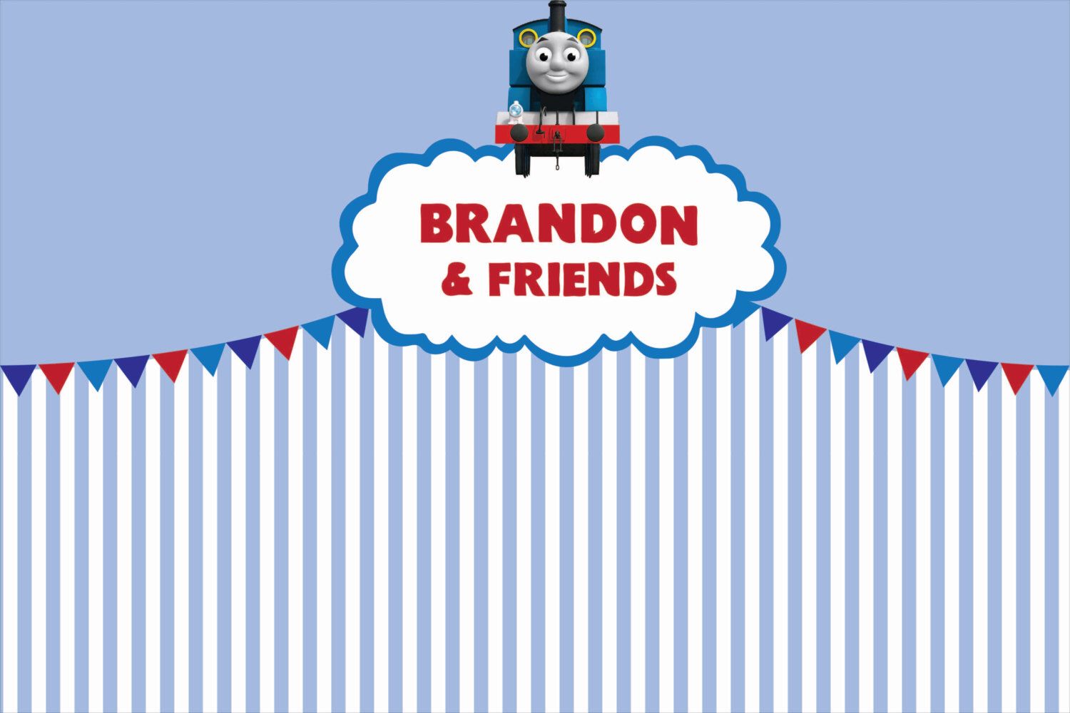 Detail Thomas And Friends Background Birthday Nomer 22