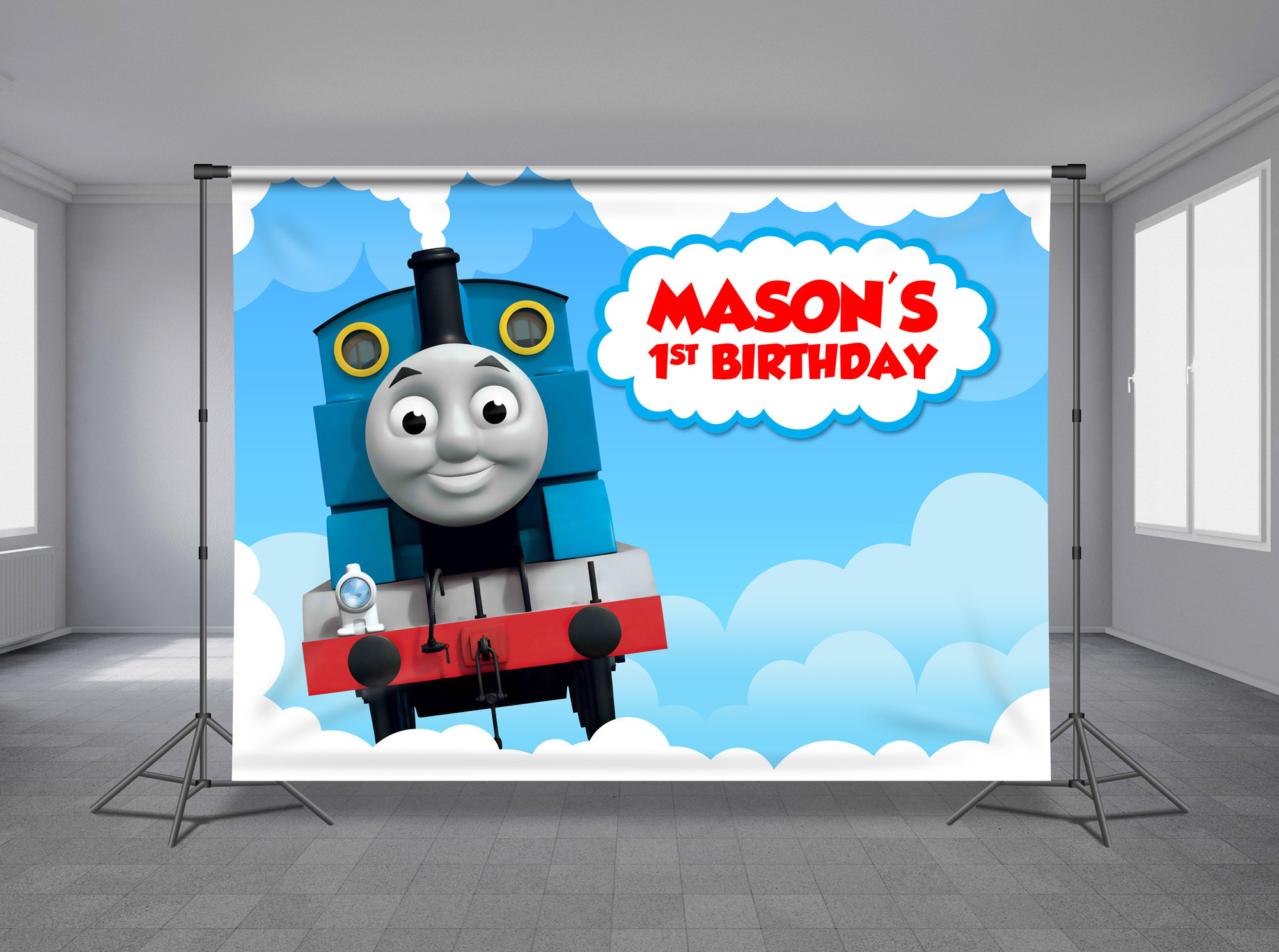 Detail Thomas And Friends Background Birthday Nomer 27