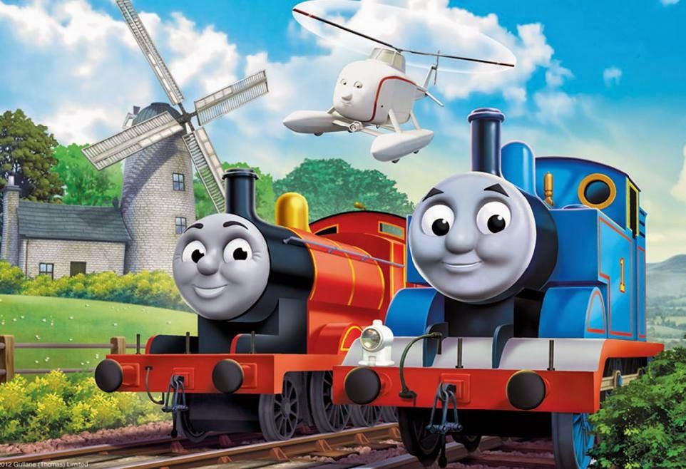 Detail Thomas And Friends Background Birthday Nomer 32