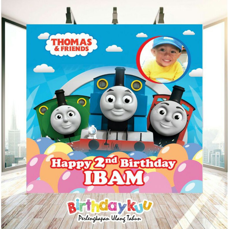 Detail Thomas And Friends Background Birthday Nomer 48