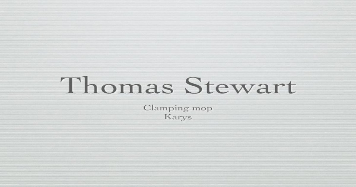 Detail Thomas Stewart Mop Nomer 19