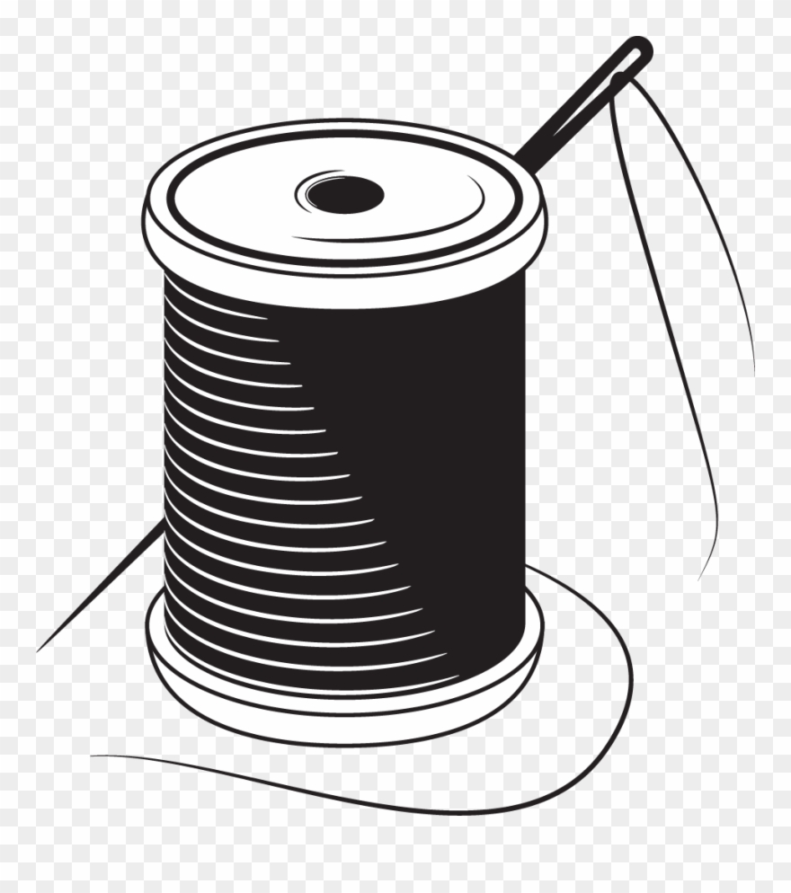 Detail Thread And Needle Clipart Nomer 39