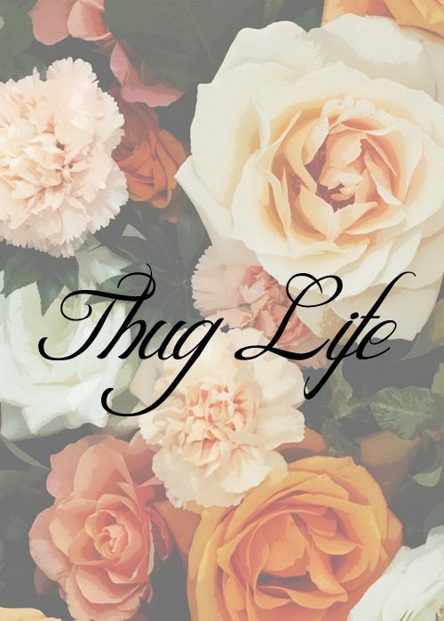 Detail Thug Life Floral Nomer 15