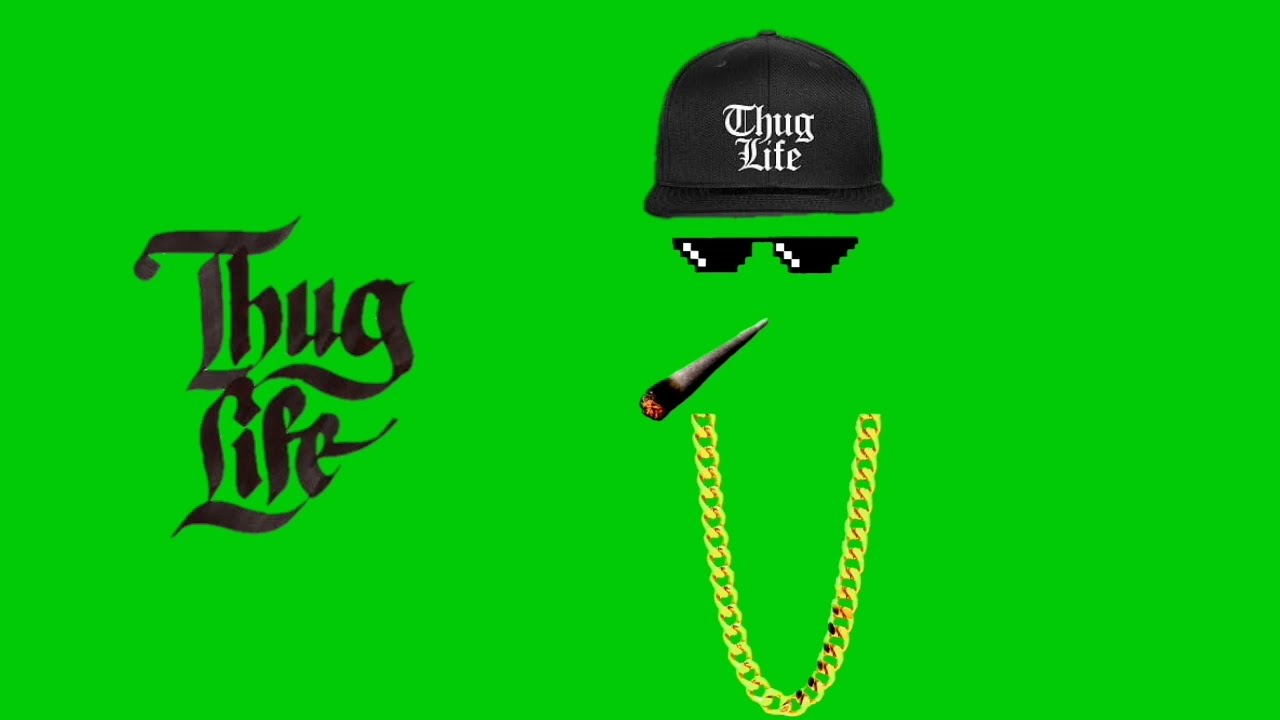 Detail Thug Life Green Screen Nomer 20