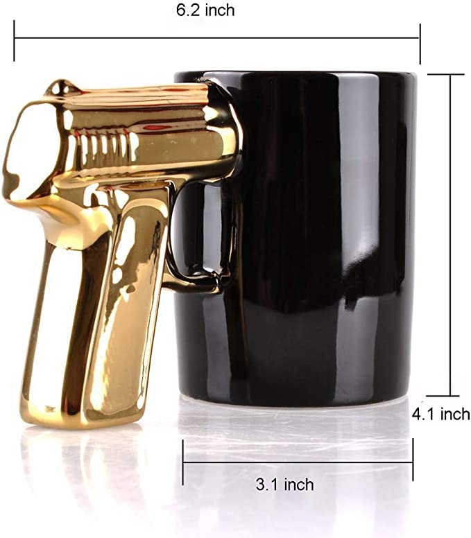 Detail Thug Life Mug With Gun Handle Nomer 14