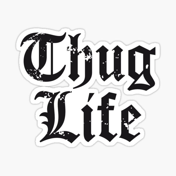 Detail Thug Life Sticker Nomer 2